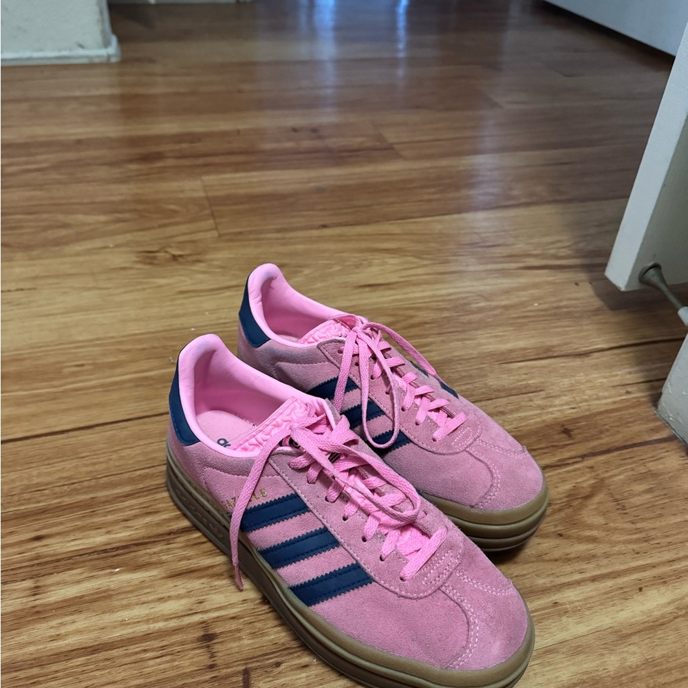 Pink and Blue Sneakers